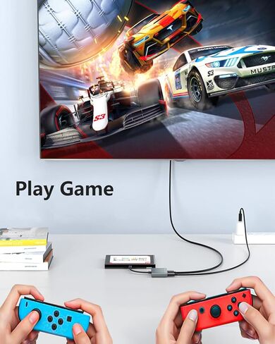 [معتمد من MFi] محول USB C إلى HDMI 4K@60 هرتز 3 في 1 لهاتف iPhone 17/16/15، محول من النوع C إلى HDMI مع منفذ شحن PD 100 وات، USB 3.1 متوافق مع MacBook Pro/Air iPad Pro إلى شاشة عرض التلفزيون in Kuwait