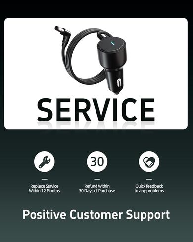 12V Car Charger Fit for Inogen One G3 G5 G1 G2 G4 BA-503 BA-401 BA-301 BA-303 BA-403 Oxygen Concentrator DC Power Cord with LED Indicator in Saudi Arabia