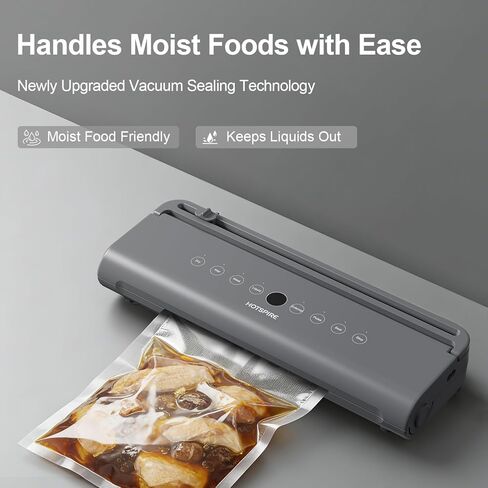 آلة إغلاق الفراغ لتخزين المطبخ وإعداد الوجبات، قدرة إغلاق الفراغ السائل، الاستخدام التجاري والمنزلي، تتضمن 50 كيسًا in Kuwait