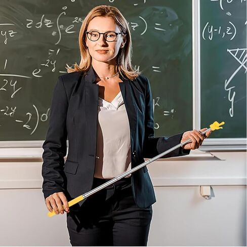 5 قطع من عصا مؤشر الإصبع، عصا مؤشر للمعلم، عصا مؤشر يدوية قابلة للسحب للمدرسة، وعروض الفصول الدراسية، أصفر، أخضر، أزرق، أرجواني، وردي in Kuwait