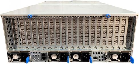 ASUS Dual AMD EPYC 9004 Series 4U NVMe 8X Dual Slot PCIe Gen 5.0 GPU Server (ESC8000A-E12P)، 8X صواني، قضبان (متجددة) in Saudi Arabia
