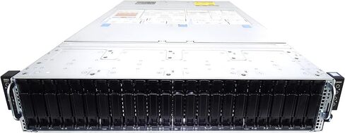 Dell PowerEdge C6420 4-Node 24x SFF, 8 x NVMe Capable, 8X Xeon Gold 6122 1.8GHz 20-Core CPU, 2TB 2666MHz Memory, 16x Trays + 8X 2TB u.2 NVMe PCIe, 2X 10GbE OCP 2.0, Rails (Renewed) in Saudi Arabia