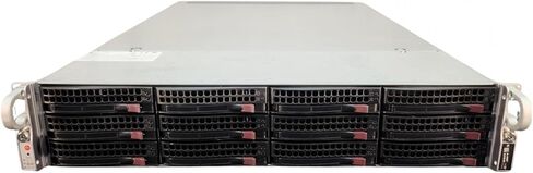 Supermicro SYS-6029U-E1CR4T NVMe Capable 2U Server, 2X Xeon Gold 6122 1.8GHz 20-Core CPU, 64GB RAM, 9361-8i, 10x Trays + 2X 2TB u.2 NVMe PCIe, 2 x Tesla V100 32GB, 4X 10GbE (Renewed) in Saudi Arabia
