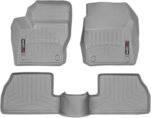 Weathertech Custom Fit FloorLiners for Ford Focus ST, Focus, 1st & 2nd Row (446461-440752), Black in Saudi Arabia