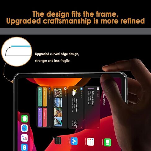 2-Pack Screen Protector Compatible with FEONAL 2025 Tablet 11 inch, Tempered Glass [HD Clarity] [9 Hardness] [Anti-Scratch][Easy Installation] [9.57'' x 6.83', 243mm x 173.5mm] in Saudi Arabia