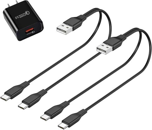 2-Pack Hand Warmers Charger for OCOOPA Magnetic Electric Handwarmers, 2-in-1 USB C Charging Cable with Power Adapter in Saudi Arabia