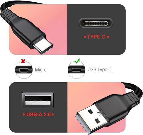 شاحن تدفئة اليد مكون من قطعتين لتدفئة اليد الكهربائية المغناطيسية من OCOOPA، كابل شحن USB C 2 في 1 مع محول طاقة in Kuwait