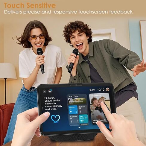 Screen Protector Compatible with Echo Show 8 8.7"(4th Gen, 2025 Release), Tempered Glass [HD Clarity] [9 Hardness] [Anti-Scratch] [Easy Installation] in Saudi Arabia