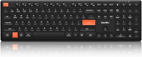 DAREU Wireless Rechargeable Keyboard, Slim Mini Wireless Keyboard in Saudi Arabia