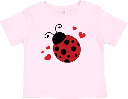 inktastic Lady Bug and Hearts Baby T-Shirt in Saudi Arabia