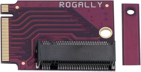 for Rog Ally Handheld 2230 to 2280 SSD Expansion Adapter Board,NVMe M-Key NGFF M.2 PCIe 4.0 Adapter 90 Degree,Handheld Computer Internal Component Converter Purple in Saudi Arabia