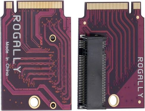 for Rog Ally Handheld 2230 to 2280 SSD Expansion Adapter Board,NVMe M-Key NGFF M.2 PCIe 4.0 Adapter 90 Degree,Handheld Computer Internal Component Converter Purple in Saudi Arabia