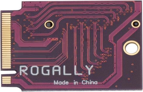 for Rog Ally Handheld 2230 to 2280 SSD Expansion Adapter Board,NVMe M-Key NGFF M.2 PCIe 4.0 Adapter 90 Degree,Handheld Computer Internal Component Converter Purple in Saudi Arabia