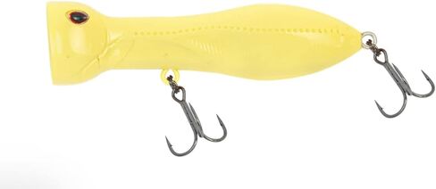 Nomad Design Chug Norris 72 Topwater Popper Lure - 3 بوصات - 3/8 أونصة قابس تلقائي عائم للمياه العذبة والمياه المالحة - عمل غير منتظم ولكنه طبيعي - ثبت كفاءته على أنواع المياه المالحة الكبيرة والصغيرة in Kuwait