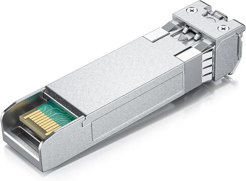 4 Pack of 10GBase-SR SFP+ Transceiver, Compatible with Ubiquiti UniFi UF-MM-10G and 1 Pack of 1M Fiber Patch Cable in Saudi Arabia