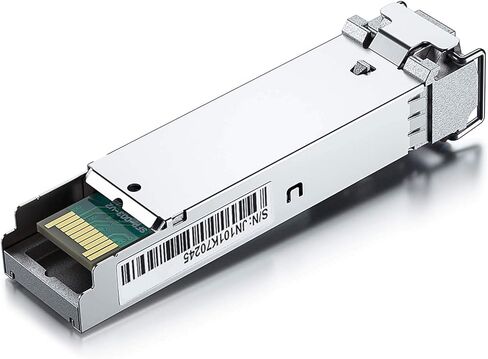 [10 عبوات] جهاز إرسال واستقبال SFP 1000Base-SX 1.25G و[حزمة واحدة] سلك ألياف بصرية OM3 LC بطول 1 متر in Saudi Arabia