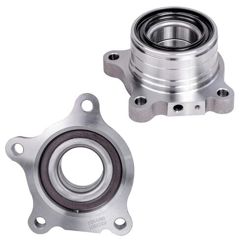 Detroit Axle - 4WD Front 2pc Wheel Bearing Hubs for Chevy GMC Silverado Sierra 1500 Suburban Tahoe Yukon XL Cadillac Escalade ESV, 2 Wheel Bearing Hubs Assembly Replacement in Saudi Arabia