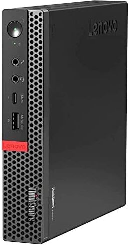 Lenovo ThinkCentre M920Q Tiny Desktop، Intel i5 8500T 2.1 جيجا هرتز، 16 جيجا DDR4، 256 جيجا NVMe M.2 SSD، windows 11 Pro (متجدد) in Kuwait