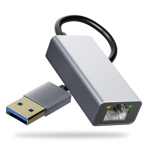 كابل إيثرنت Cat8 بطول 15 قدم مسطح ومضفر عالي السرعة 40 جيجابت في الثانية ومحول إيثرنت USB 3.0 إلى RJ45 in Saudi Arabia