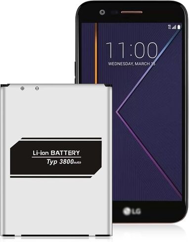 LG K20 Plus Battery, 3800mAh Replacement Battery, for BL-46G1F LG LV5 / K20 Plus MetroPCS MP260, T-Mobile TP260, Verizon Wireless VS501, LV532GB, LG K20 Spare Battery in Kuwait