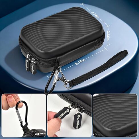 casmilee Wireless Charger Case for Iseyyox/for QUZUDN/for Hicober/for RTOPS/for UCOMX 3 in 1 Foldable Charging Station, Storage for Magnetic Charger Pad Dock for Travel Office Home- Black (Box Only) in Saudi Arabia