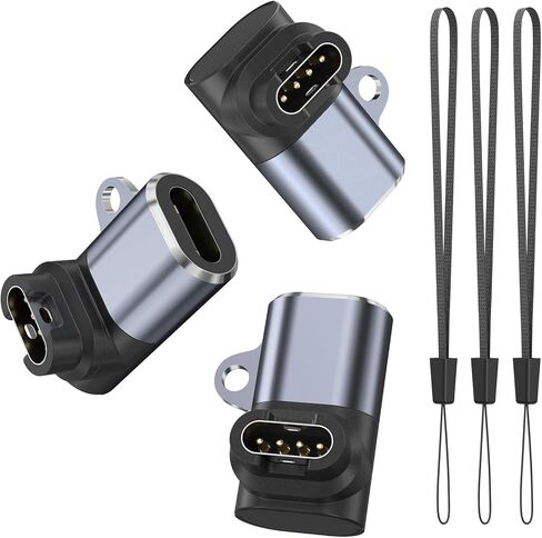 محول كابل شاحن ساعة USB C إلى Garmin 3 حزم، محول سلك شحن من النوع C لـ Garmin Forerunner 970 965 955 945 935 570 165 158 55 265 255 245 in Kuwait