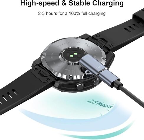 محول كابل شاحن ساعة USB C إلى Garmin 3 حزم، محول سلك شحن من النوع C لـ Garmin Forerunner 970 965 955 945 935 570 165 158 55 265 255 245 in Kuwait