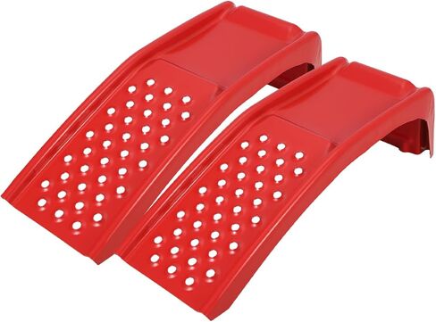 Car Ramp Pack of 2, 4000 Lbs Load Capacity,Set for Oil Change and Car Repair, Solid Steel Auto Ramp, Heavy Duty Truck Ramp Ideal for Easy Home Garage Maintenance in Saudi Arabia