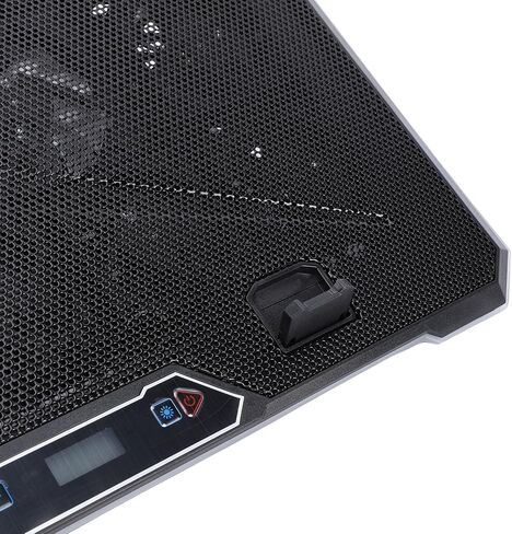 وسادة تبريد للكمبيوتر المحمول Focket، مبرد كمبيوتر محمول للألعاب RGB مع 10 مراوح توربينية 8 ارتفاعات و5 سرعات مروحة لأجهزة الكمبيوتر المحمولة من 12 إلى 19 بوصة (14 معجبًا) in Kuwait