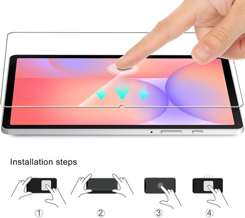 WD&CD 2 Pack Screen Protector Compatible with Samsung Galaxy Tab S10 Lite / S10 FE 2025/S9 FE/S9/S8 10.9 Inch, Tempered Glass Film 【Anti Scratch 】【Anti Bubble】【High Definition】 in Saudi Arabia