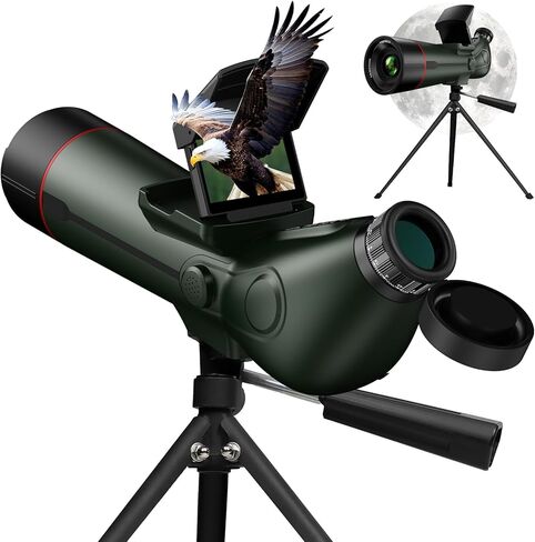 Smart Telescope with Desktop Tripod,Electronic Telescopes with 4K Astrophotography Camera,78mm Large Objective Lens, Portable Refractor Telescope Bird Watching, Wildlife Viewinghun in Kuwait