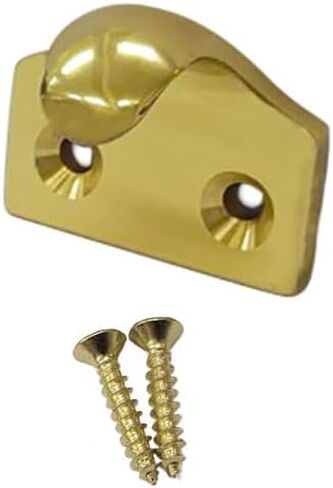 QCAA Forged Brass Heavy Duty Sash Lift, Brushed Antique Brass, 2 Pack, Made in Taiwan in Saudi Arabia