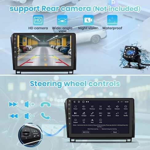 Car Radio for Toyota Tundra 2007-2013 / Toyota Sequoia 2008-2019 Android 13 GPS Navigation 2GB+64GB with 10.1 inch Touch Screen, Support 4G-SIM-Karte, CarPlay Android Auto Bluetooth SWC in Saudi Arabia