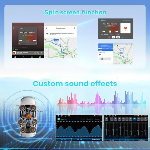 Car Radio for Toyota Tundra 2007-2013 / Toyota Sequoia 2008-2019 Android 13 GPS Navigation 2GB+64GB with 10.1 inch Touch Screen, Support 4G-SIM-Karte, CarPlay Android Auto Bluetooth SWC in Saudi Arabia