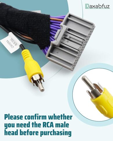 Car Rear View Camera Adapter Wire Harness 32Pin Fit for Honda CR-V CRV 2012-2016, Car Reverse Rearview Backup Camera Video Plug Cable Adapter Harness in Kuwait