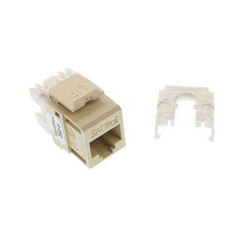 Leviton 5G110-RI5 Extreme CAT 5E UTP Jack, Ivory in Saudi Arabia