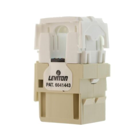 Leviton 5G110-RI5 Extreme CAT 5E UTP Jack, Ivory in Saudi Arabia