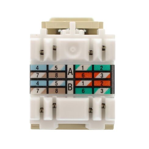 Leviton 5G110-RI5 Extreme CAT 5E UTP Jack, Ivory in Saudi Arabia