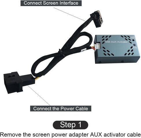 Aux Activator يقوم بتنشيط Aux Audio لسيارات BMW E60 E61 E63 E64 E90 E91 E92 CCC الأصلية بدون AUX in Kuwait