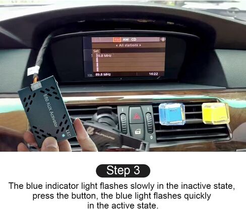 Aux Activator يقوم بتنشيط Aux Audio لسيارات BMW E60 E61 E63 E64 E90 E91 E92 CCC الأصلية بدون AUX in Kuwait