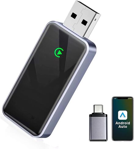 2026 Upgraded Wireless CarPlay Adapter for Apple iPhone - Convert Factory Wired to Wireless CarPlay Dongle, Plug & Play for iOS 10+ & Wired CarPlay Cars 2016+, USB & Type-C Port in Kuwait