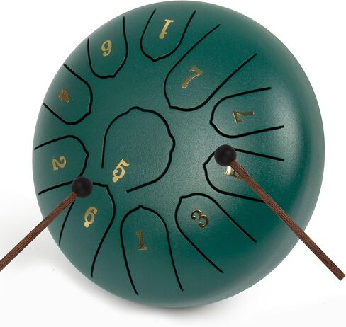 Handpan 19 inch D Minor Kurd Handpan 10 Notes Handpan Drum Instrument for Beginner Performance, 432HZ Sound Handpan Drums for Adults in Saudi Arabia