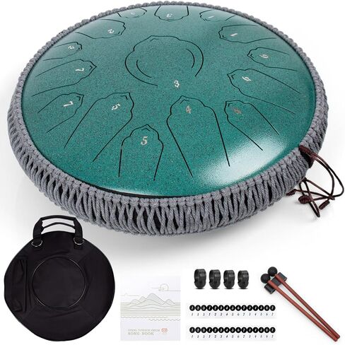 Handpan 19 inch D Minor Kurd Handpan 10 Notes Handpan Drum Instrument for Beginner Performance, 432HZ Sound Handpan Drums for Adults in Saudi Arabia