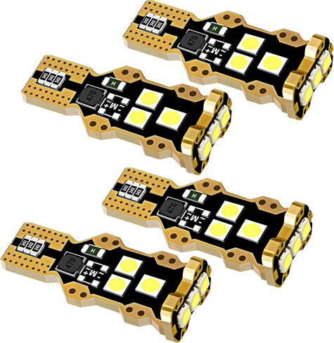 6000K أبيض فائق السطوع T15 3030 9SMD غير قطبي LED لمبة عكس الضوء 921 912 W16W 906 904 CANBUS خالية من الأخطاء النسخ الاحتياطي استبدال أضواء البضائع لإيقاف التثبيت العالي حزمة ضوء الفرامل الثالثة من 2 in Saudi Arabia