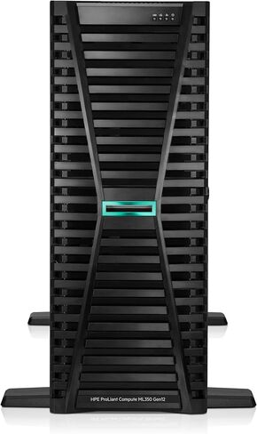 Hewlett Packard Enterprise ProLiant Compute ML350 Gen12 مع معالج Intel Xeon 6505P، 12c 1P 1x64GB-R 8SFF MR408i-o 2x480GB SSD 2x800W PS (HPE Smart Choice P87796-005) in Kuwait