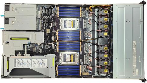 ASUS Dual AMD EPYC 4X NVME 1U Server, 2X EPYC 7352 2.3GHz 24-Core CPUs, 128GB DDR4 RAM, 4X Trays, 10GbE, 1600W, Rails, 3 Year Warranty, RS700A-E11-RS4U (Renewed) in Saudi Arabia