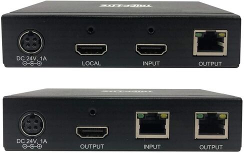 Tripp Lite HDMI Over Cat6 Extender Kit Transmitter Receiver Repeater 4K60Hz (B127A-111-BHTH) in Saudi Arabia