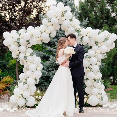 Giant 8 ft Star Arch Backdrop Stand Kit Easy Assembly Metal Frame for Wedding Ceremony Entrance, Bridal Photo Booth, Birthday Baby Shower Decor Graduation Dance Photo Walls in Saudi Arabia