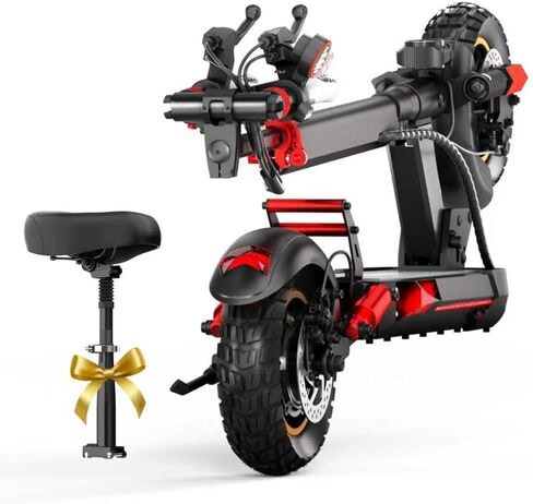 AONIU M4 Electric Scooter for Adults with seat 25-30 mph Fast Speed Heavy Duty 300 lbs 31 Miles Long Range Foldable e Scooter 10 inch Off Road Tires Mobility Folding e Scooters for Girls Men Teens. in Saudi Arabia