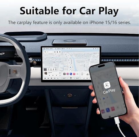 كابل USB إلى USB C لشاحن سيارة iPhone 17/16/15، 2 حزمة سلك Carplay بطول 3 أقدام شحن سريع لهاتف iPhone 17/16/15 Air Plus Pro Max، iPad Pro Air (أبيض) in Kuwait